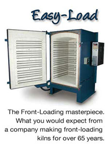 Easy-Load Front Loading Studio Kilns