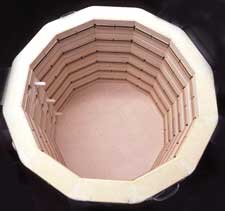 L&L Pottery Kiln with Hard Ceramic Element Holders