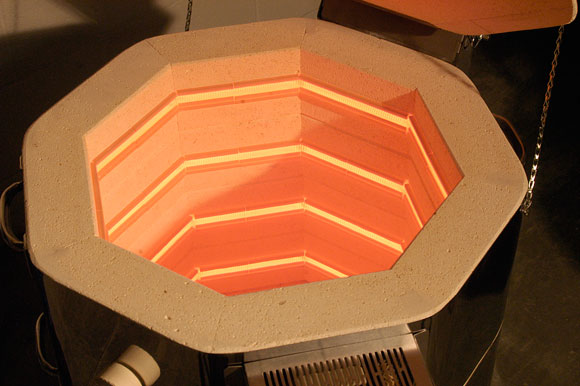 An L&L Kiln interior from 1968