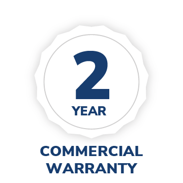 2 Year Commercial Warranty