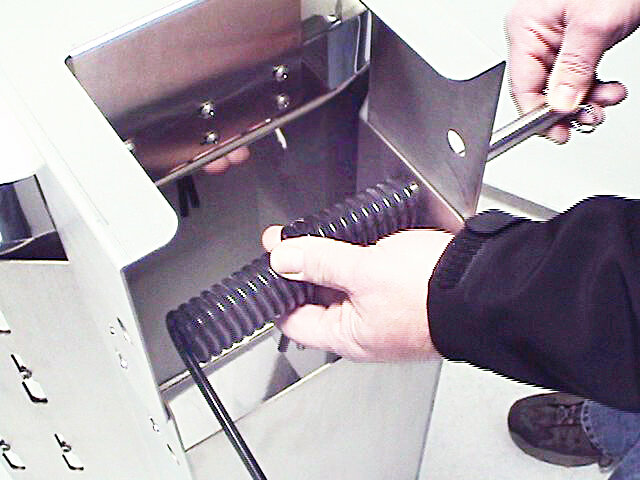 installing middle rod and springs