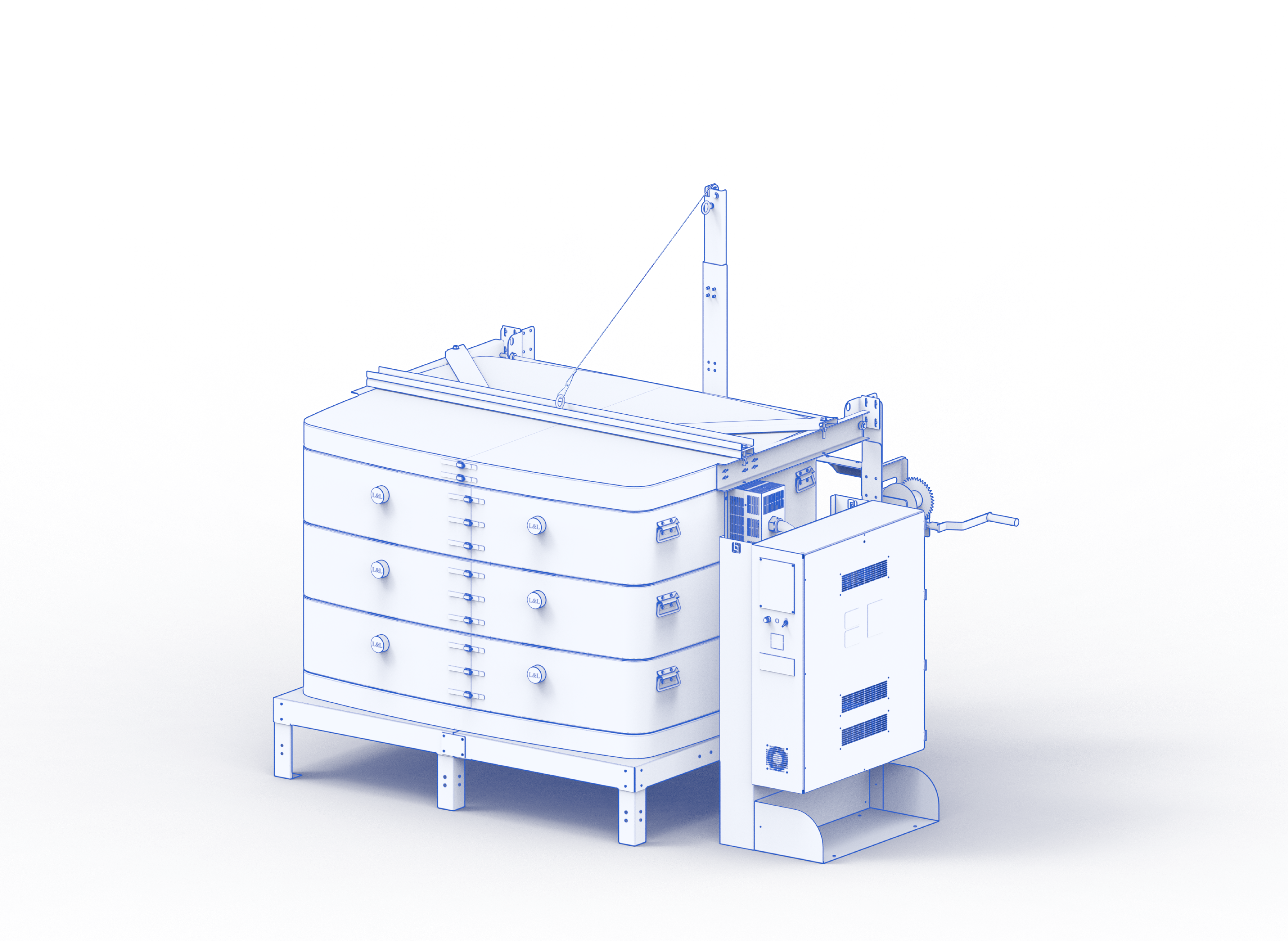 Fully assembled kiln