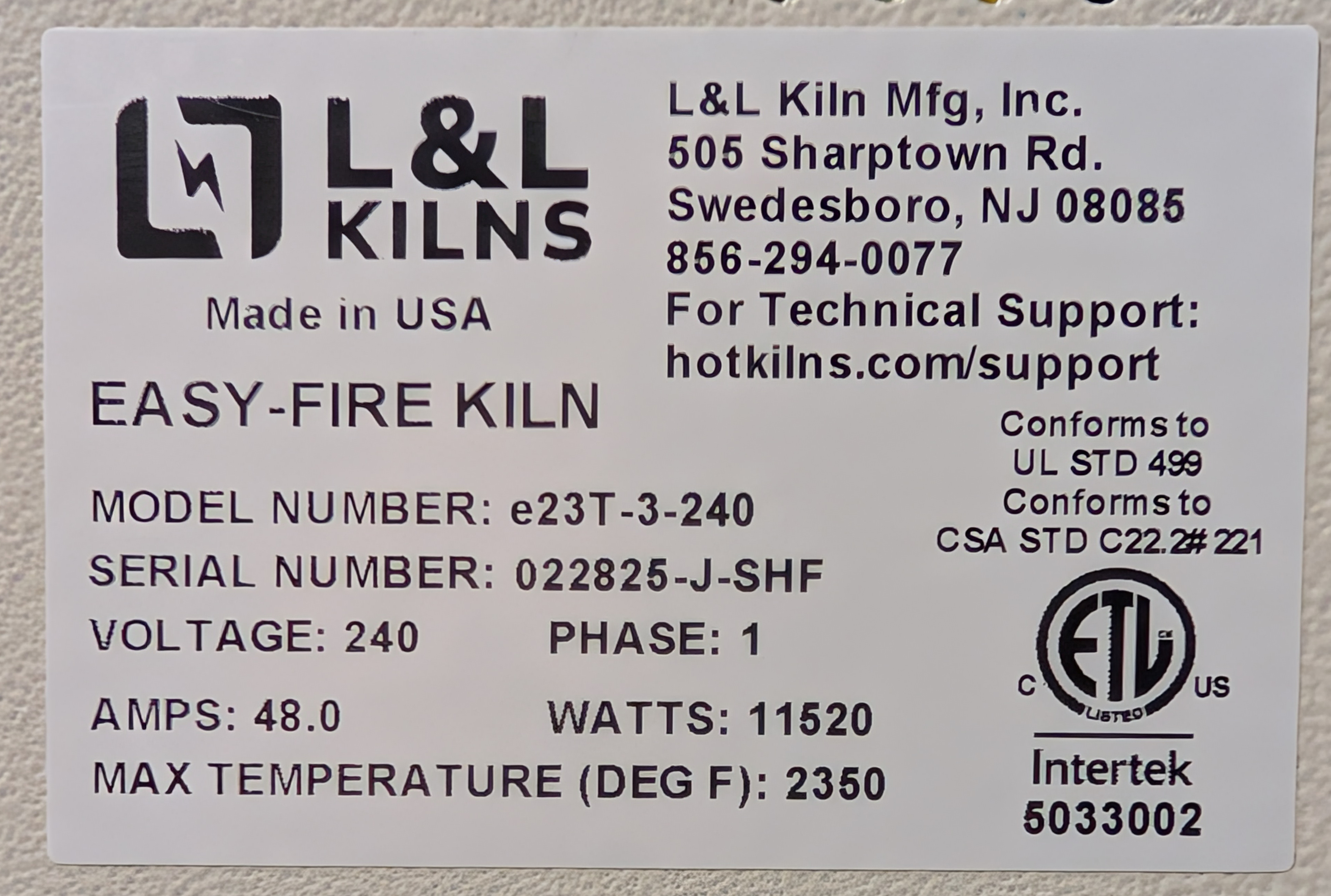 Data Nameplate