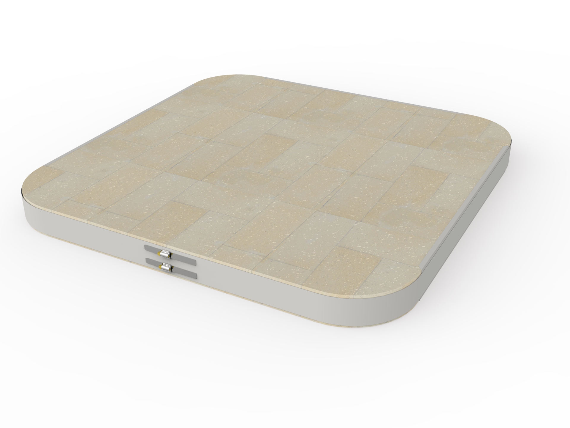 Old rectangular top brick assembly