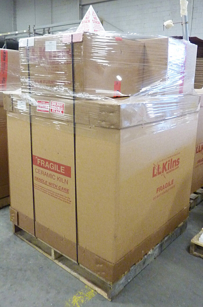 Packed Kiln arrival
