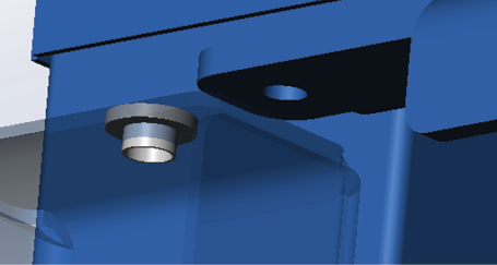 hinge busing placement
