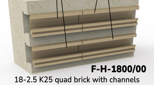 3 Thick Uncut Firebrick (2500F K25 Brick)