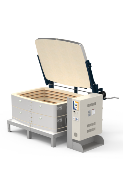 TB3418-D Davinci Electric Kiln Open