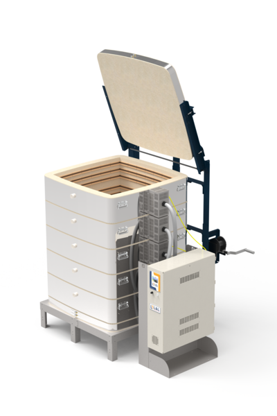 X3245 Davinci Electric Kiln Open